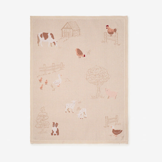 Petite Farmstead Knit Baby Blanket