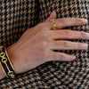 Equestrian Snaffle Bit Ring | Gold