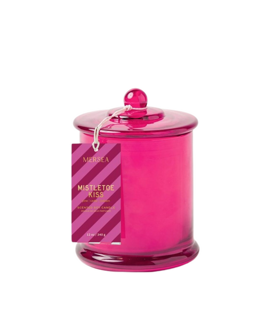 Misletoe Kiss Jar Candle