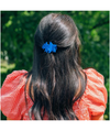 Blue Shooting Star Tiny Flat Hair Clip