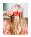 Red Shooting Star Medium Flat Hair Clip