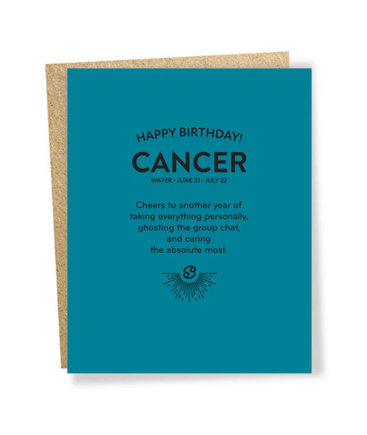 Cancer Zodiac Card