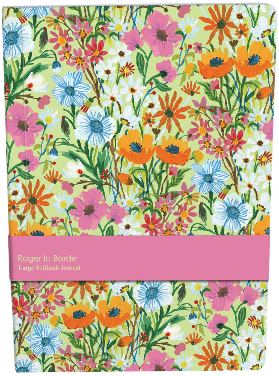 Flower Field Large Softback Journal