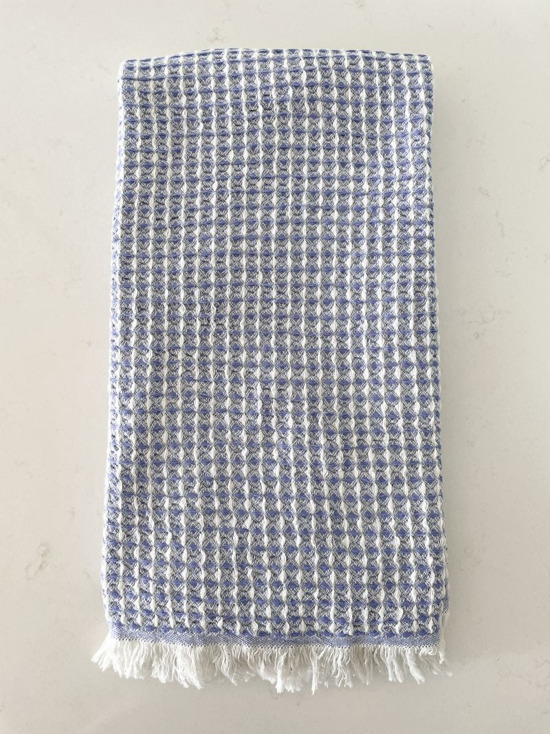 Turkish Cotton Waffle Bath Towel
