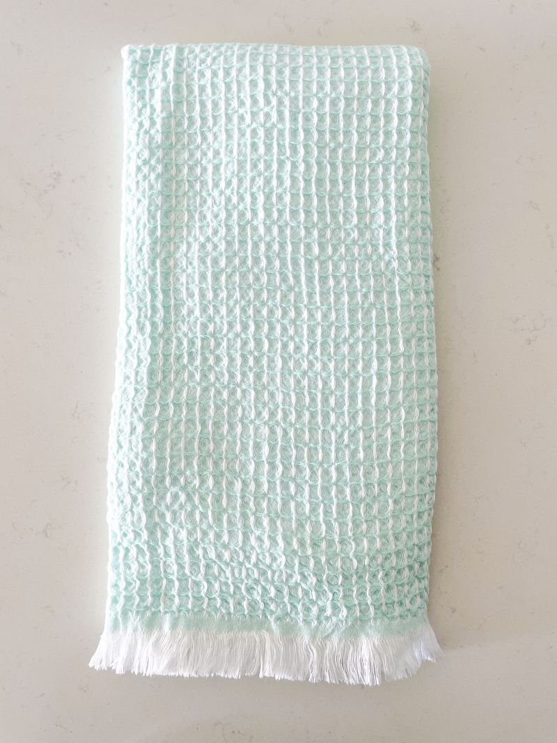 Turkish Cotton Waffle Bath Towel