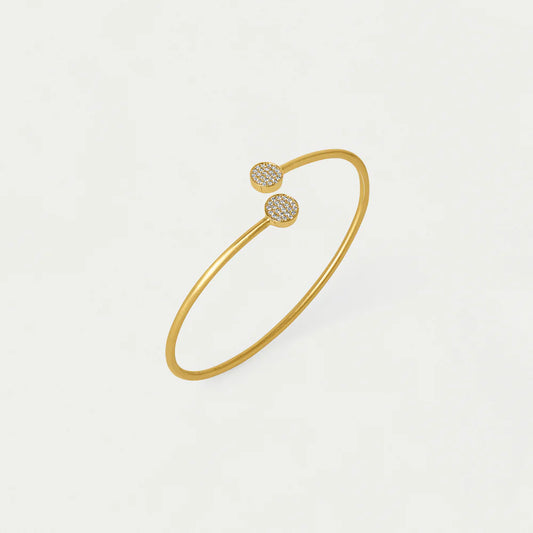 Mirabeaux Pavé Twist Bangle