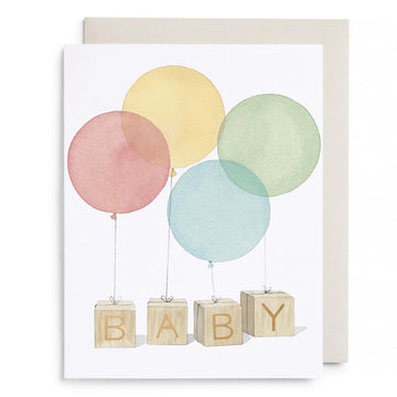 Baby Blocks Greeting Card