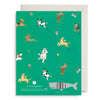 Off Leash Birthday Greeting Card