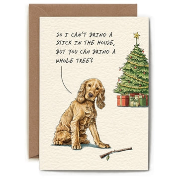 Christmas Stick Card