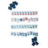 Mahjong Tiles | Blue & White