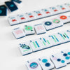 Mahjong Tiles | Blue & White