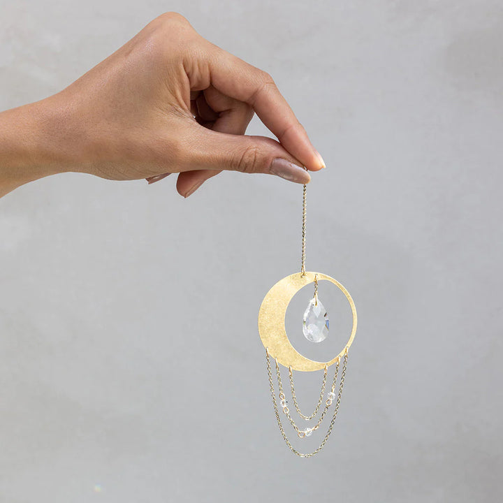 Crescent Moon Balance Mini Suncatcher