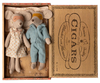 Mum and Dad Mice in Cigar Box