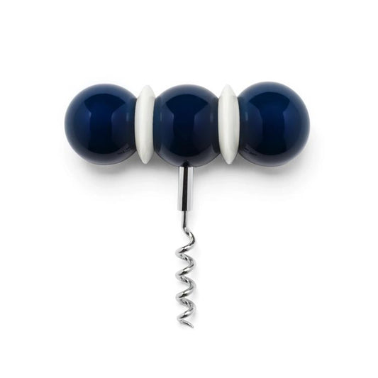 Bobbin Corkscrew | Navy & White