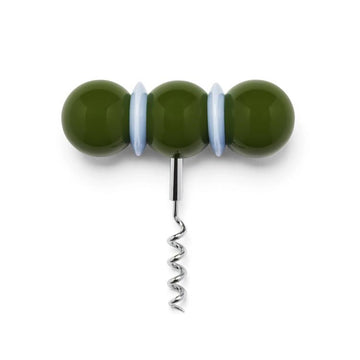 Bobbin Corkscrew | Khaki & Pale Denim