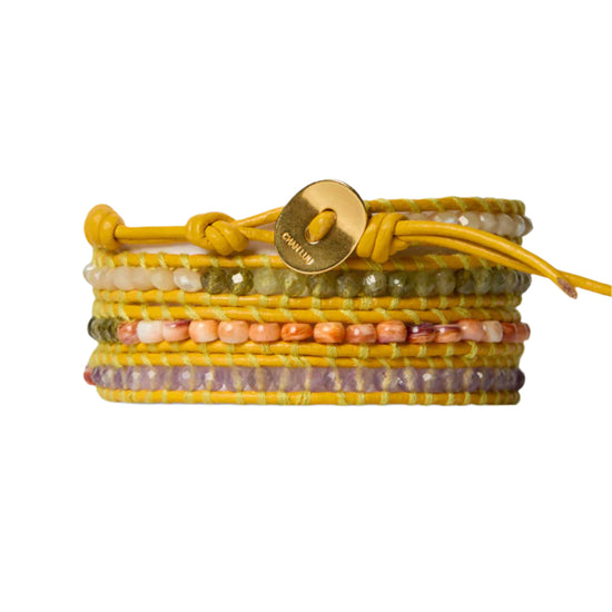 Chan Luu yellow wrap bracelet