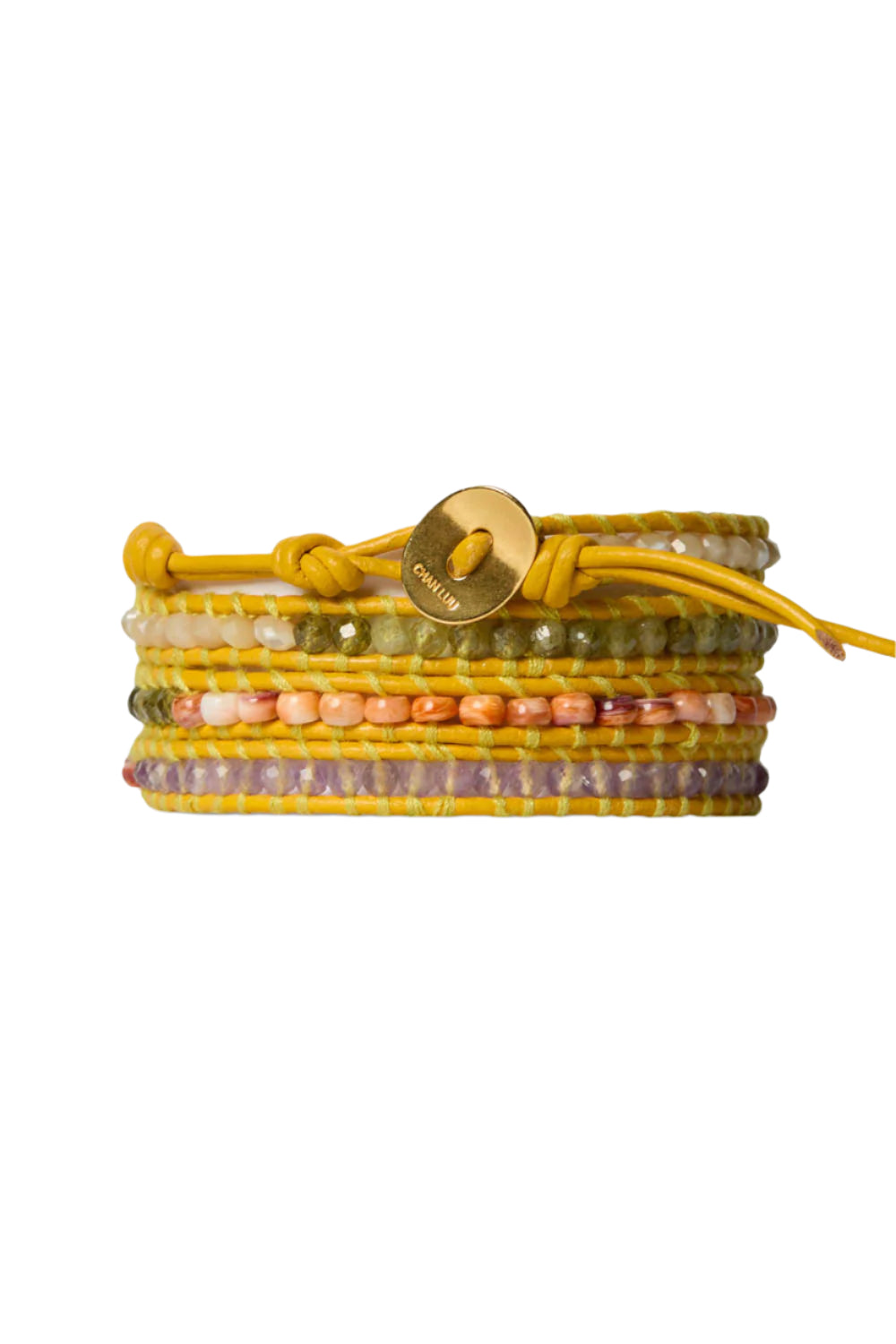 Chan Luu yellow wrap bracelet