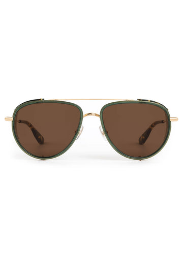COLEMAN BLINKER | Bottle Green + Zulu 18K