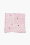 Daisy Embroidered Bandana | Pink