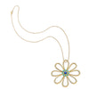 Daisy Chain Flower Pendant Necklace