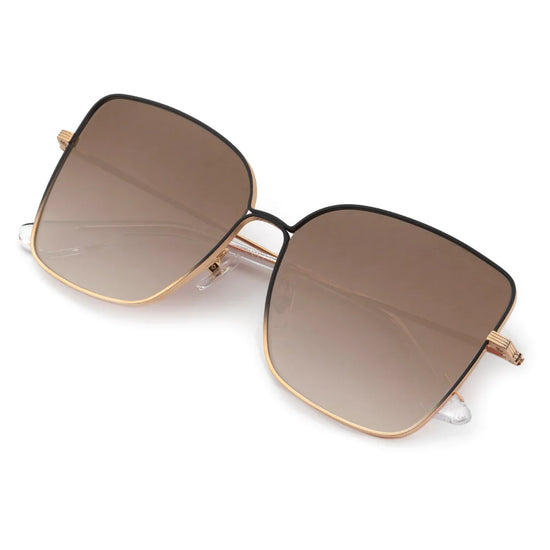 dolly matte black fade 24ki mirrored. Sunglasses. Krewe eyewear. Designer sunglasses. New orleans. Polarized. UV protection. UVA/UVB. Fashion sunglasses. Prescription. Sunglasses for men. Sunglasses for women. Retro sunglasses. Aviators. Wayfarer. Cat-eye sunglasses. Oversized sunglasses. Mirrored sunglasses. Trendy. Stylish. Luxury sunglasses.