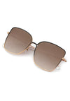 dolly matte black fade 24ki mirrored. Sunglasses. Krewe eyewear. Designer sunglasses. New orleans. Polarized. UV protection. UVA/UVB. Fashion sunglasses. Prescription. Sunglasses for men. Sunglasses for women. Retro sunglasses. Aviators. Wayfarer. Cat-eye sunglasses. Oversized sunglasses. Mirrored sunglasses. Trendy. Stylish. Luxury sunglasses.