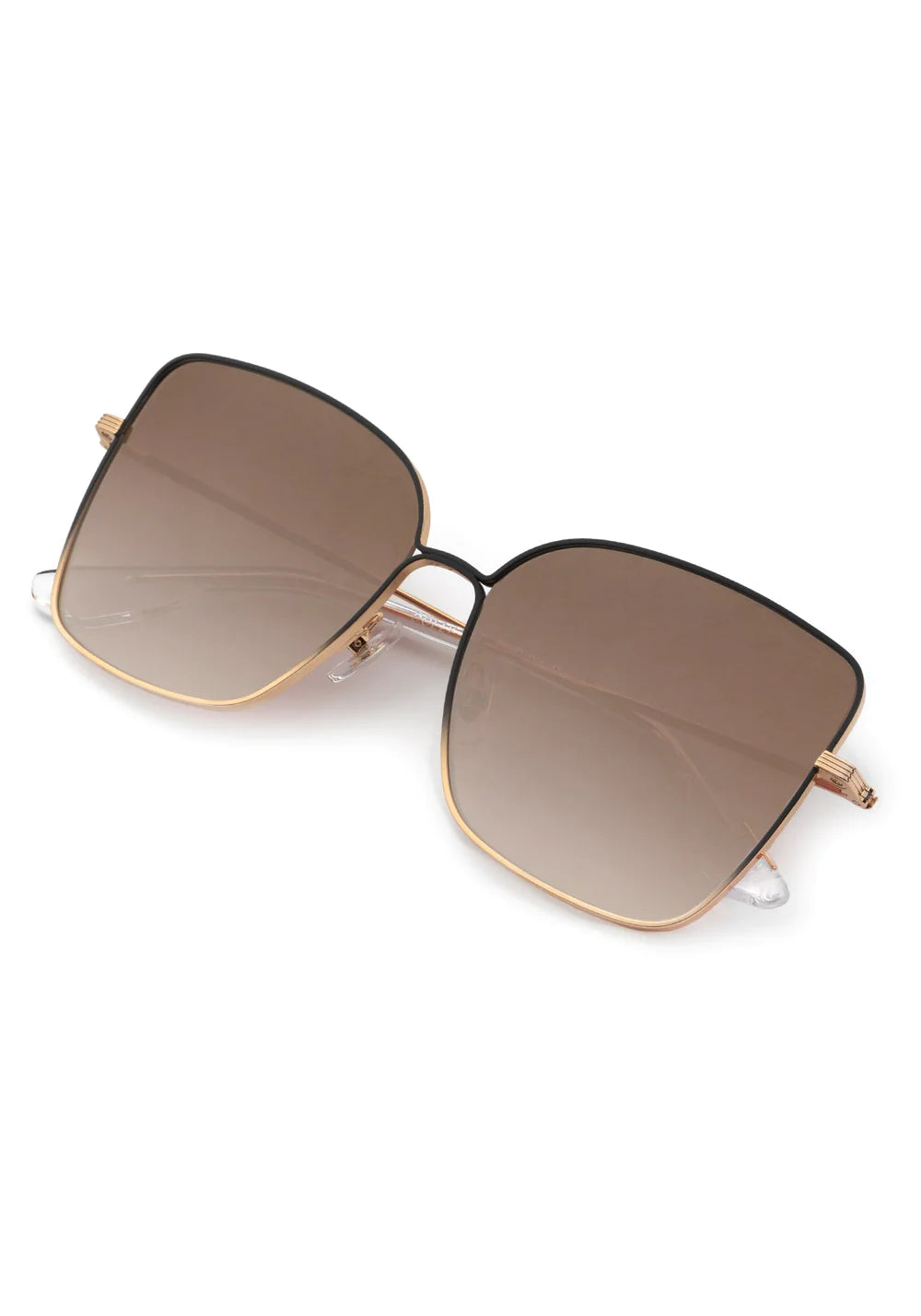 dolly matte black fade 24ki mirrored. Sunglasses. Krewe eyewear. Designer sunglasses. New orleans. Polarized. UV protection. UVA/UVB. Fashion sunglasses. Prescription. Sunglasses for men. Sunglasses for women. Retro sunglasses. Aviators. Wayfarer. Cat-eye sunglasses. Oversized sunglasses. Mirrored sunglasses. Trendy. Stylish. Luxury sunglasses.