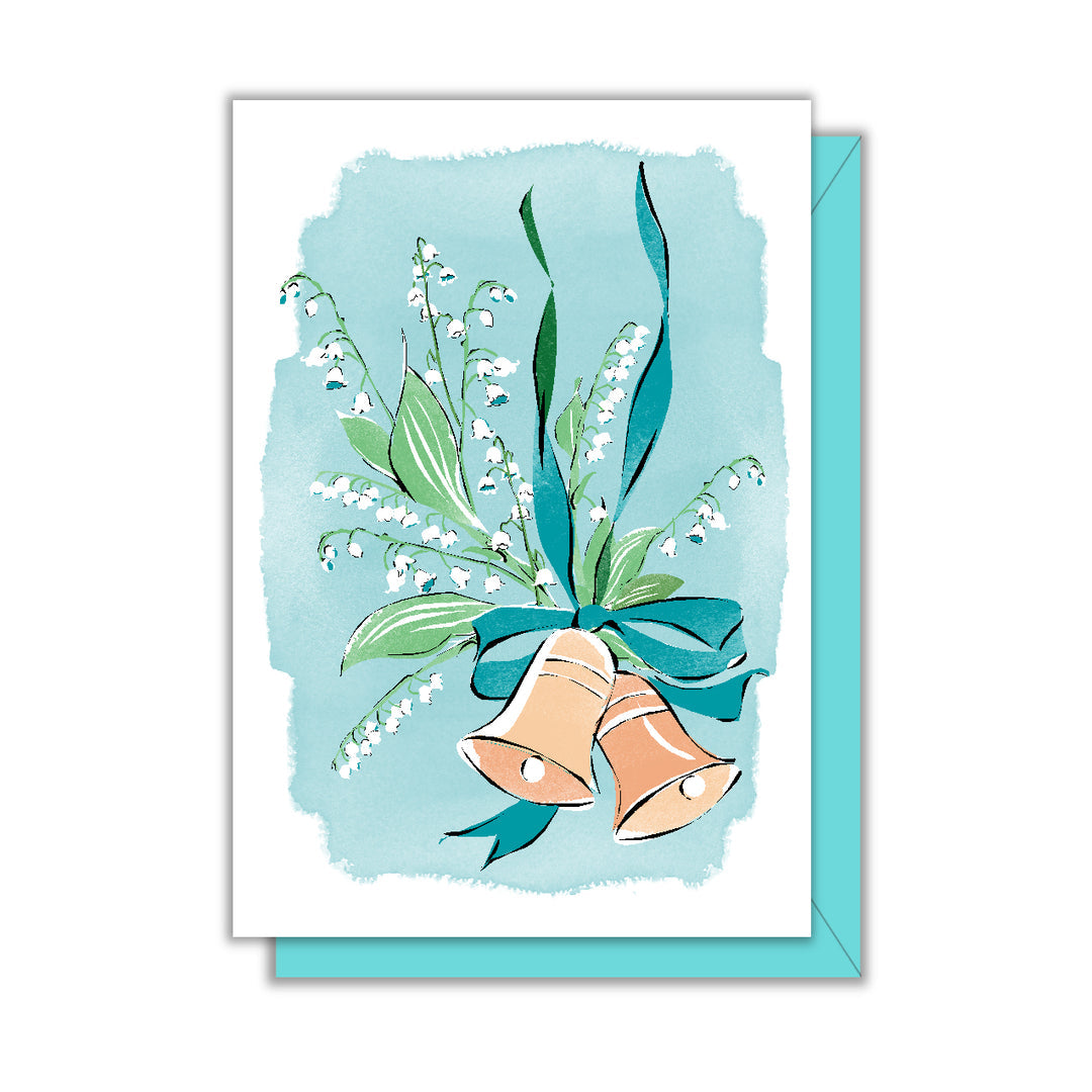 Wedding Bells and Flowers Card