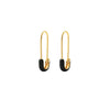 Safety Pin Hoop Earrings