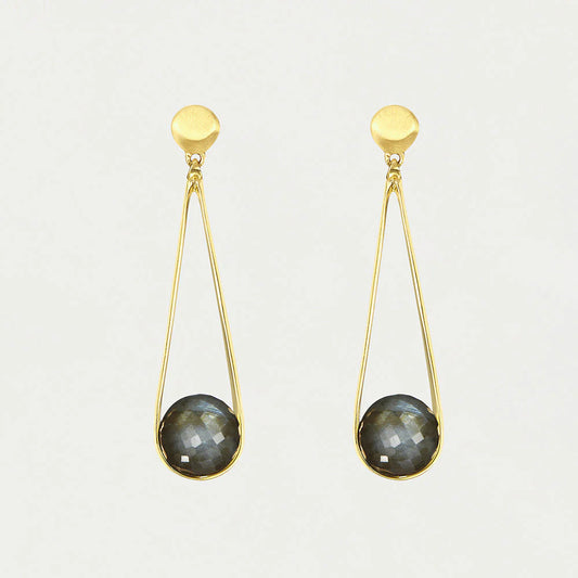 Mini Ipanema Earrings | Labradorite