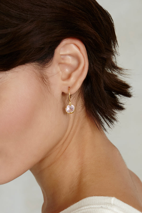 Chan Luu | June Birthstone Earrings | Alexandrite Crystal