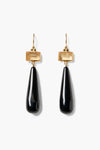 Messina Black Agate Earrings