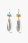 Messina Clear Quartz Earrings