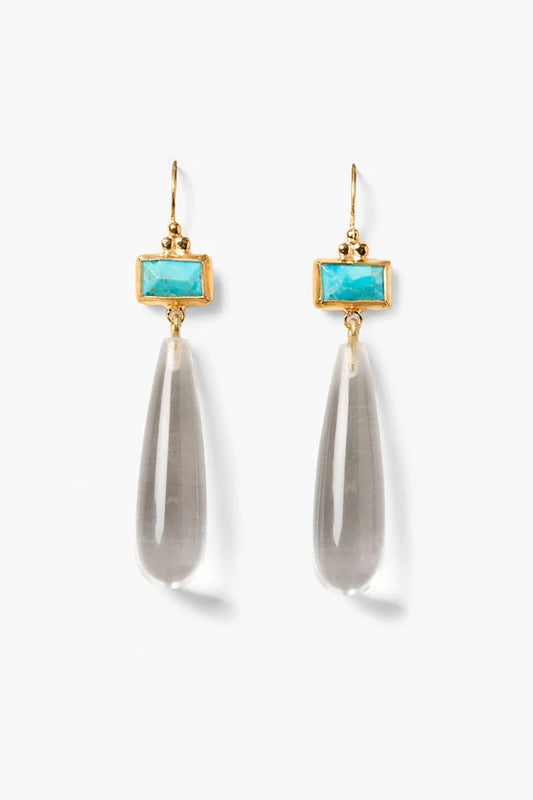 Messina Clear Quartz Earrings