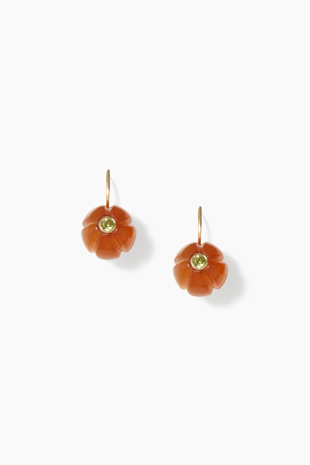 Chan Luu | 14K Pumpkin Earrings Maxi | Brown Horn