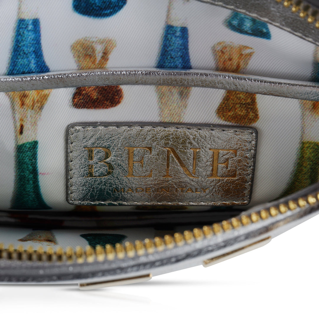 BENE | The Ellie Bangle Bag | Metallic Silver