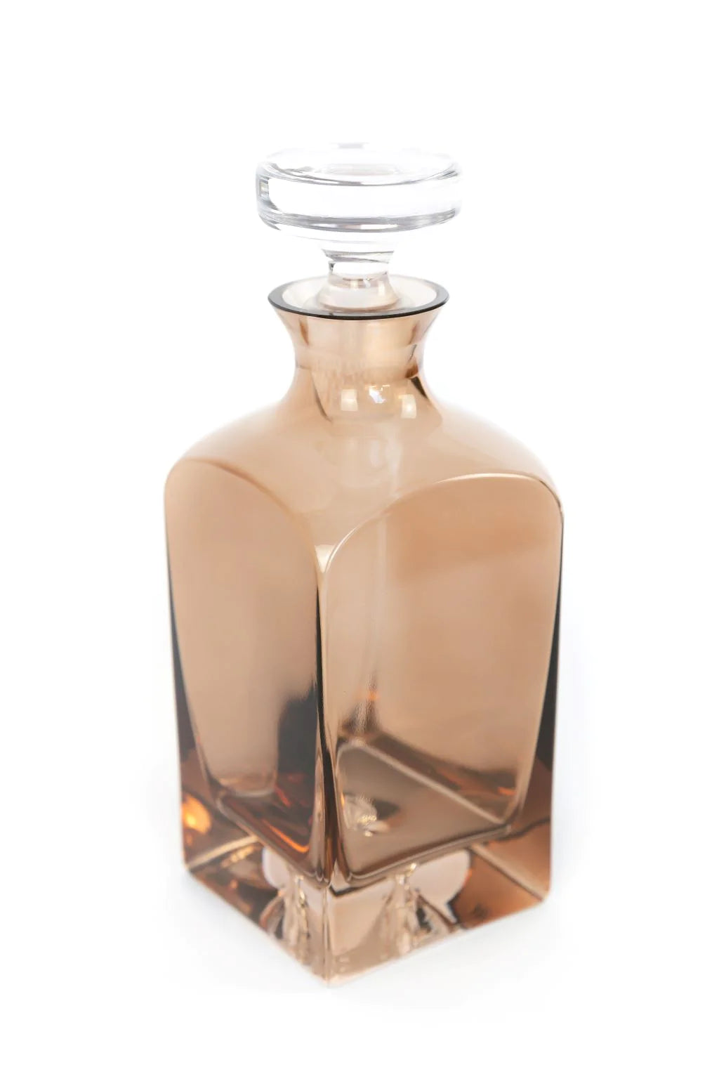 Estelle Colored Glass | Decanter | Amber Smoke