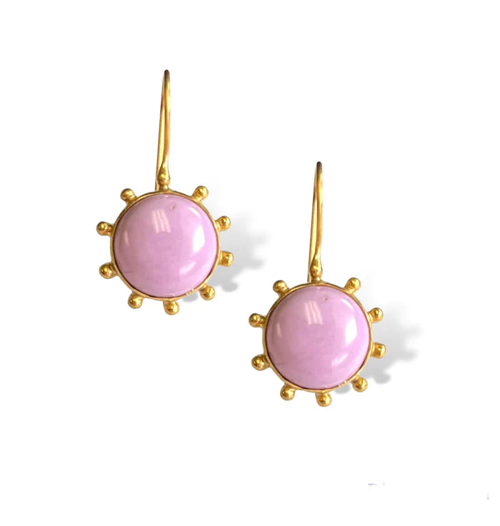 Phosphosphiderite Pinwheel Earrings