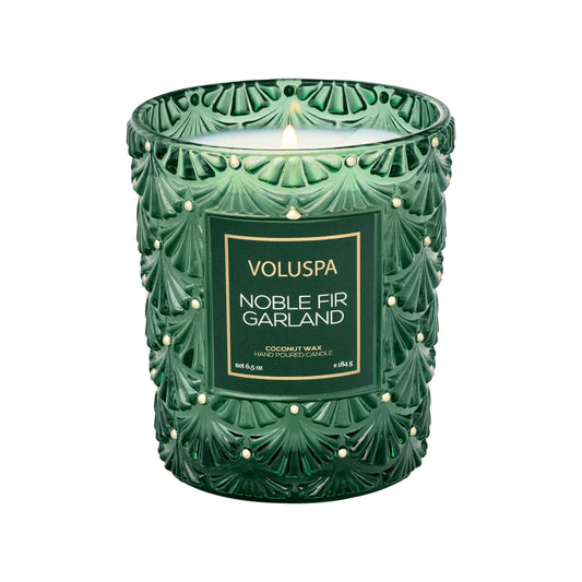 Noble Fir Garland Candle