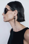 Mizumi Black Obsidian Drop Earrings