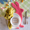 Pink Bunny Felt Placemat