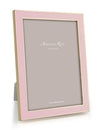 Pale Pink Enamel & Gold Frame