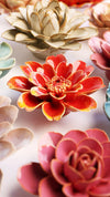 Orange Yellow Paris Daisy