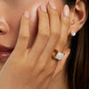 Mini Plaza Ring | Moonstone