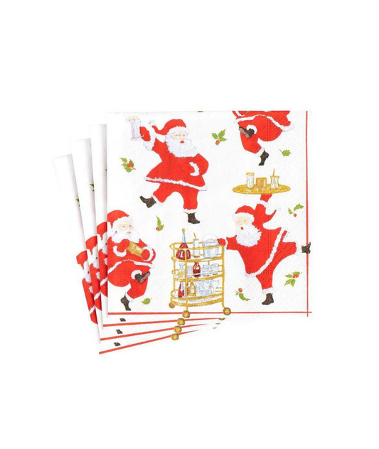 Cocktails with Santa Cocktail Napkins