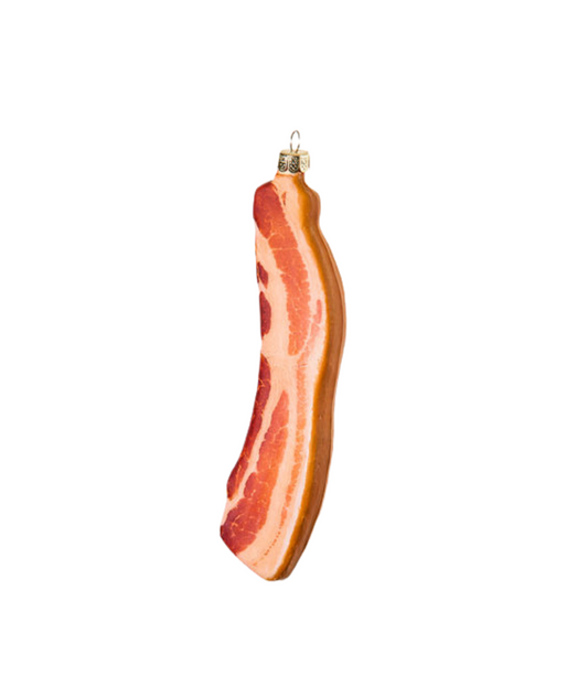 Glittered Bacon Ornament