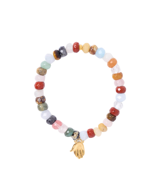 Semiprecious Gemstone Stretch Bracelet