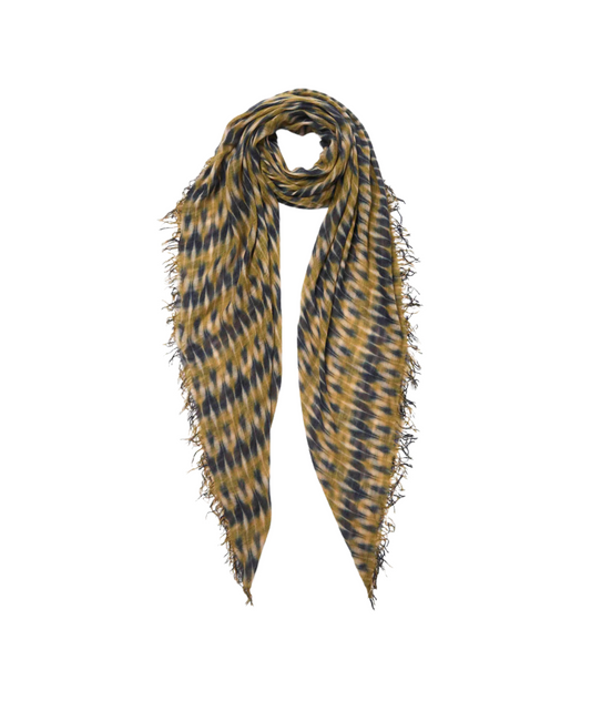 Tie Dye Cashmere & Silk Scarf
