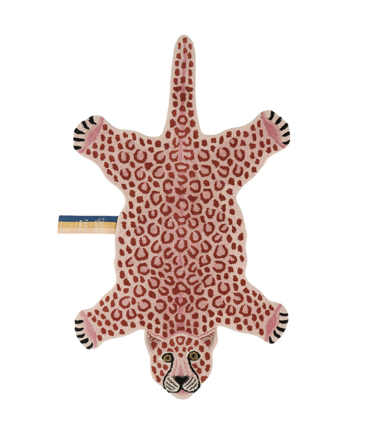 Pinky Leopard Rug