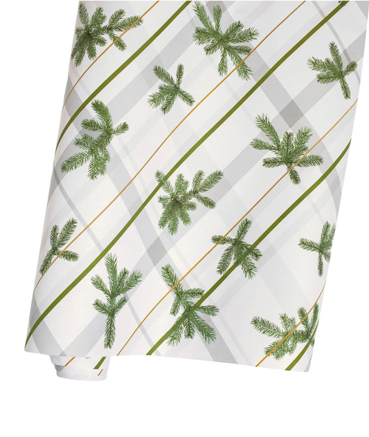 Frasier Fir Frosted Wrapping Paper